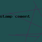 stamp cement